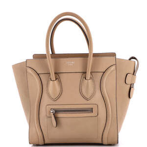 Celine Luggage Bag Grainy Leather Micro #258448C12B
